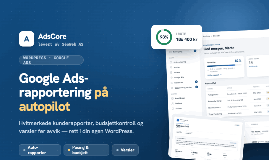 Slutt å bygge Google Ads-rapporter for hånd