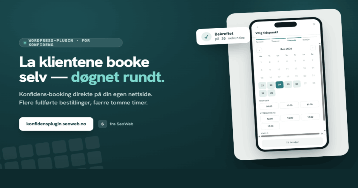How to make Konfidens booking your best salesperson — right on your WordPress site