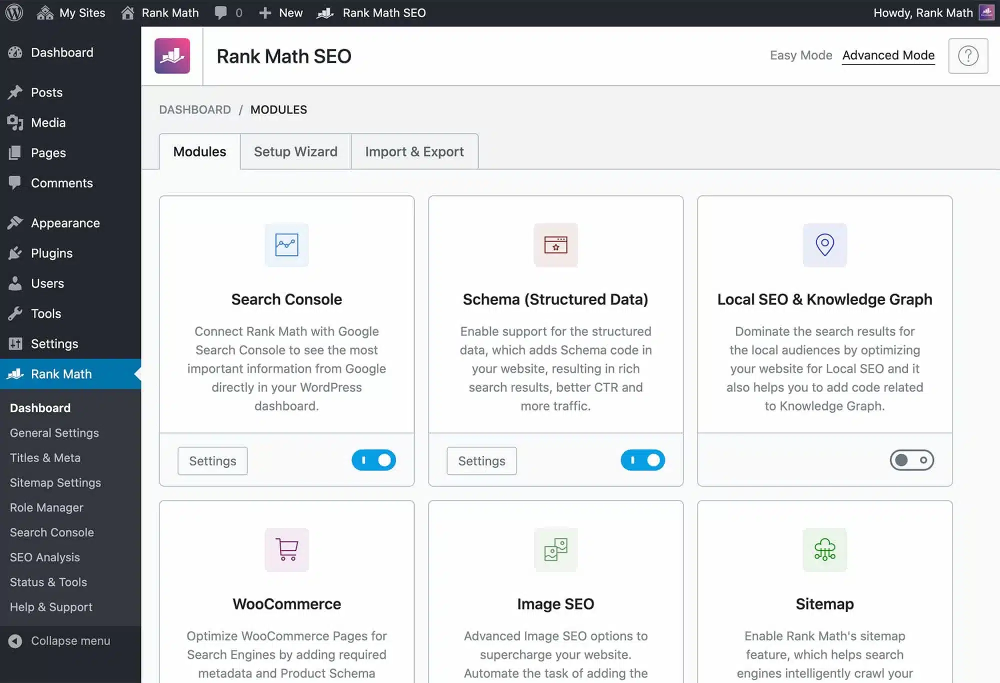 Anmeldelse : rankmath seo-plugin – illustrasjon 1