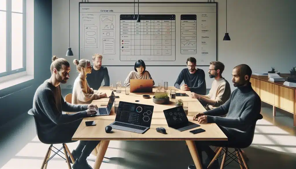 Norwegian development team collaborating on api first accessible web solutions in oslo