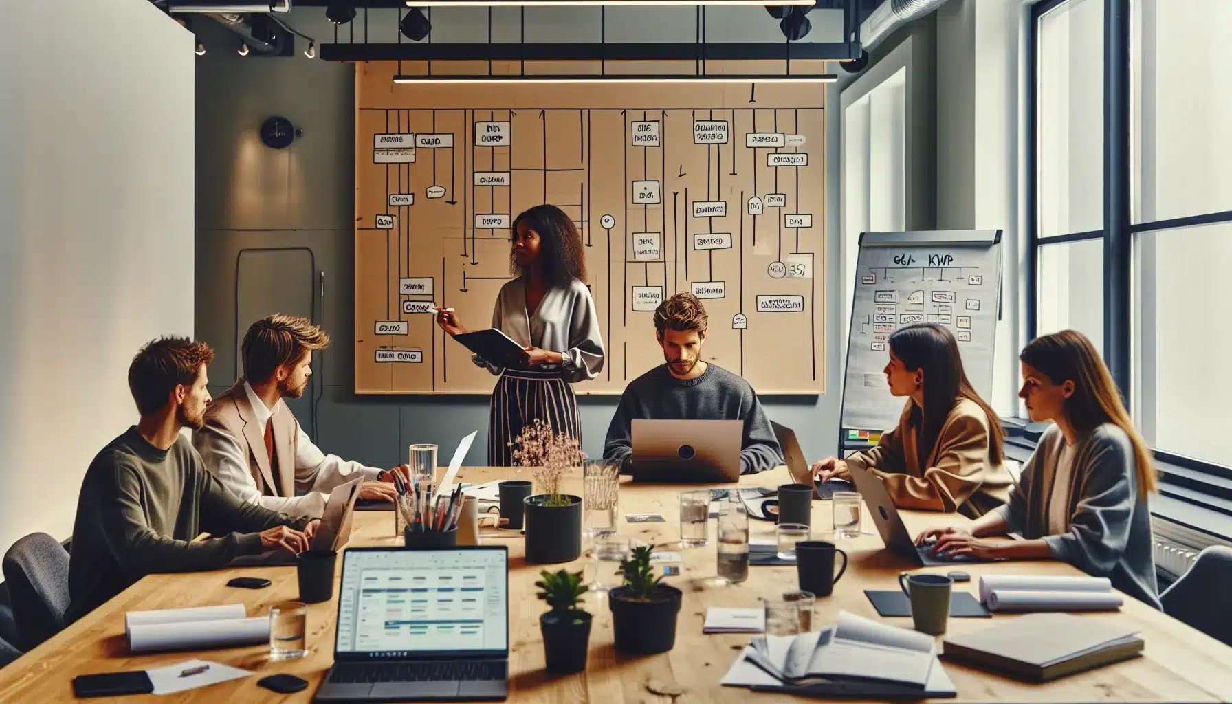 Norwegian web team collaborates in a modern oslo office on a site launch