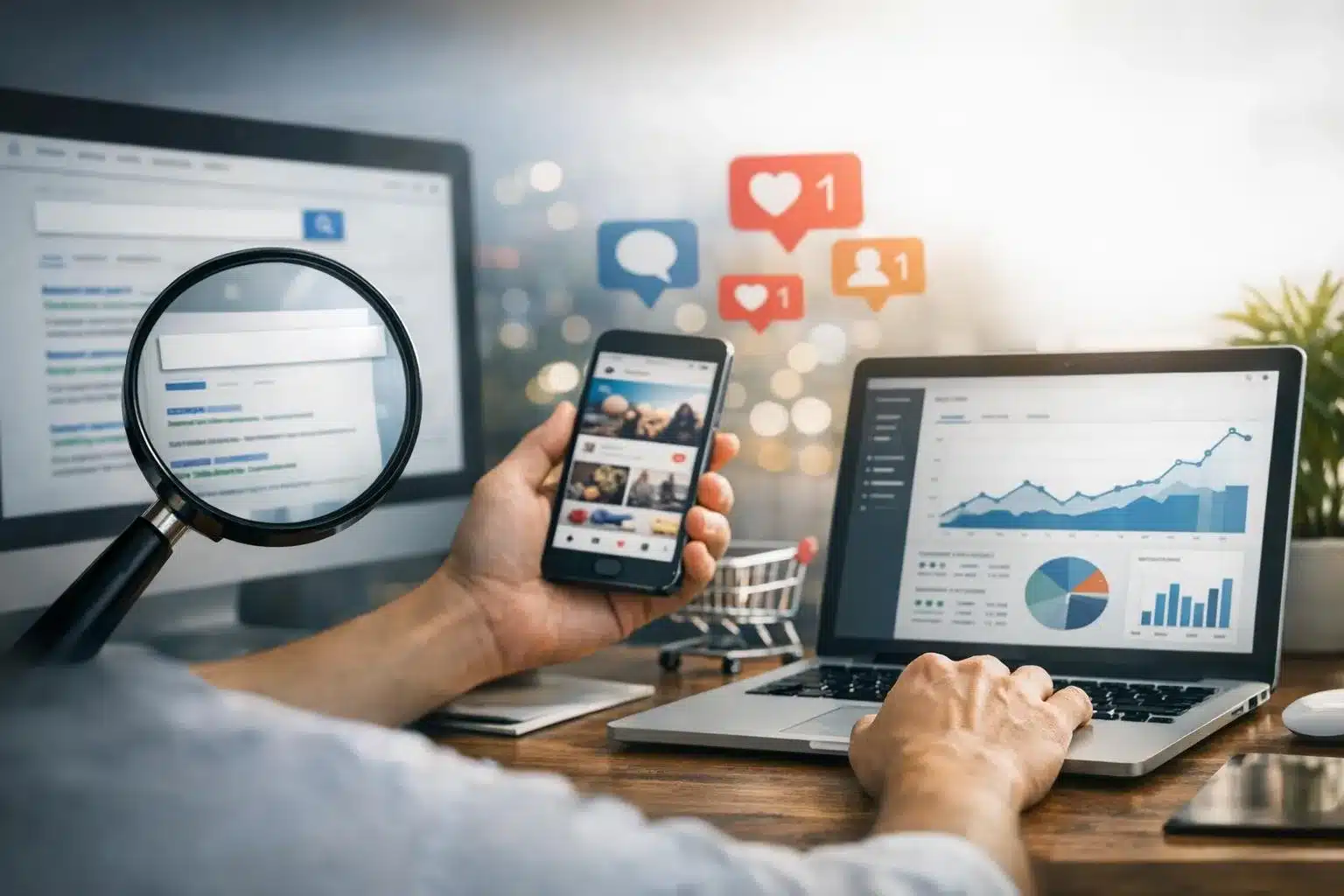 Digital synlighet : Hvordan jobbe med egen synlighet i SERP